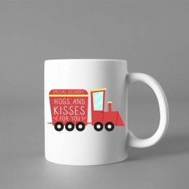 Hug And Kisses For You Printed Mug | Valentine Day Special