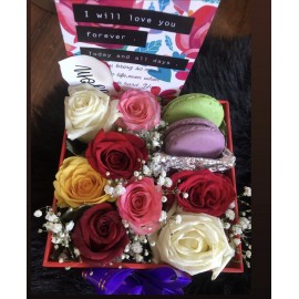 Rose Flower Gift Box | Rose Day Gift Set
