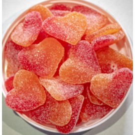 Love Candy- Peach Hearts - 100g