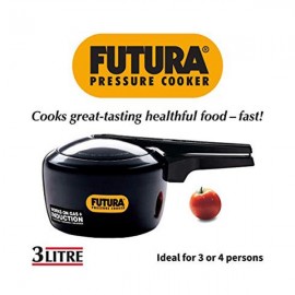 Hawkins 3 Litres Futura Pressure Cooker-Ceramic Halogen | Kitchen Accessories