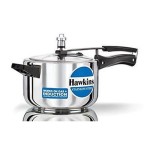 Hawkins Stainless Steel Pressure Cooker- 4 Litres | Induction Compatible Kitchen Cooker Hawkins Stainless Steel Pressure Cooker- 4 Litres | Induction Compatible Kitchen Cooker