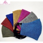 Hemp Cotton 3 Layer Washable Cloth Mask with stopper & Nose pin - Set Of 7 Hemp Cotton 3 Layer Washable Cloth Mask with stopper & Nose pin - Set Of 7