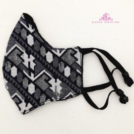 Dhaka Series Three Layer Washable  Face Mask