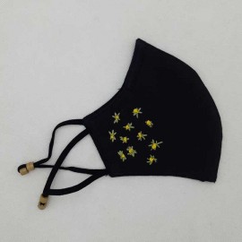 Cotton Washable Mask Hand Painted Anime With Adjustable Stopper - Set of 3