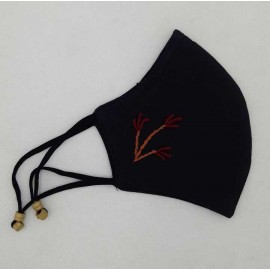 Cotton Washable Mask Hand Painted Anime With Adjustable Stopper - Set of 3