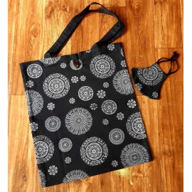 Matching Bag and Face Mask Combo Deal - Multi-Color Matching Bag and Face Mask Combo Deal - Multi-Color