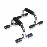 Push Up Pair Bar | Black and Silver  Push Up Pair Bar | Black and Silver