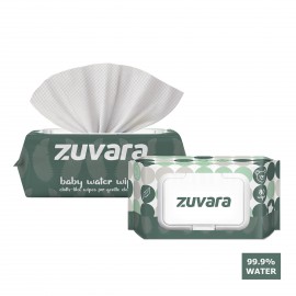 Zuvara Baby Water Wipes (Pack Of 2)