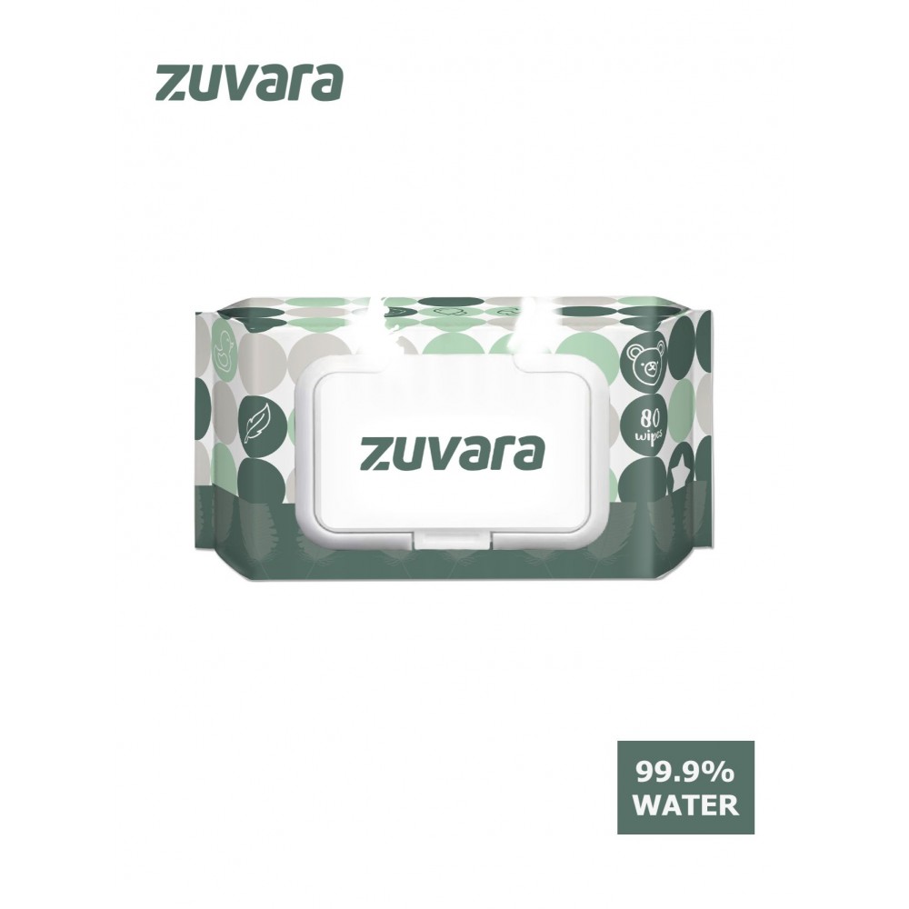 Zuvara Baby Water Wipes (80 Count) Zuvara Baby Water Wipes (80 Count)