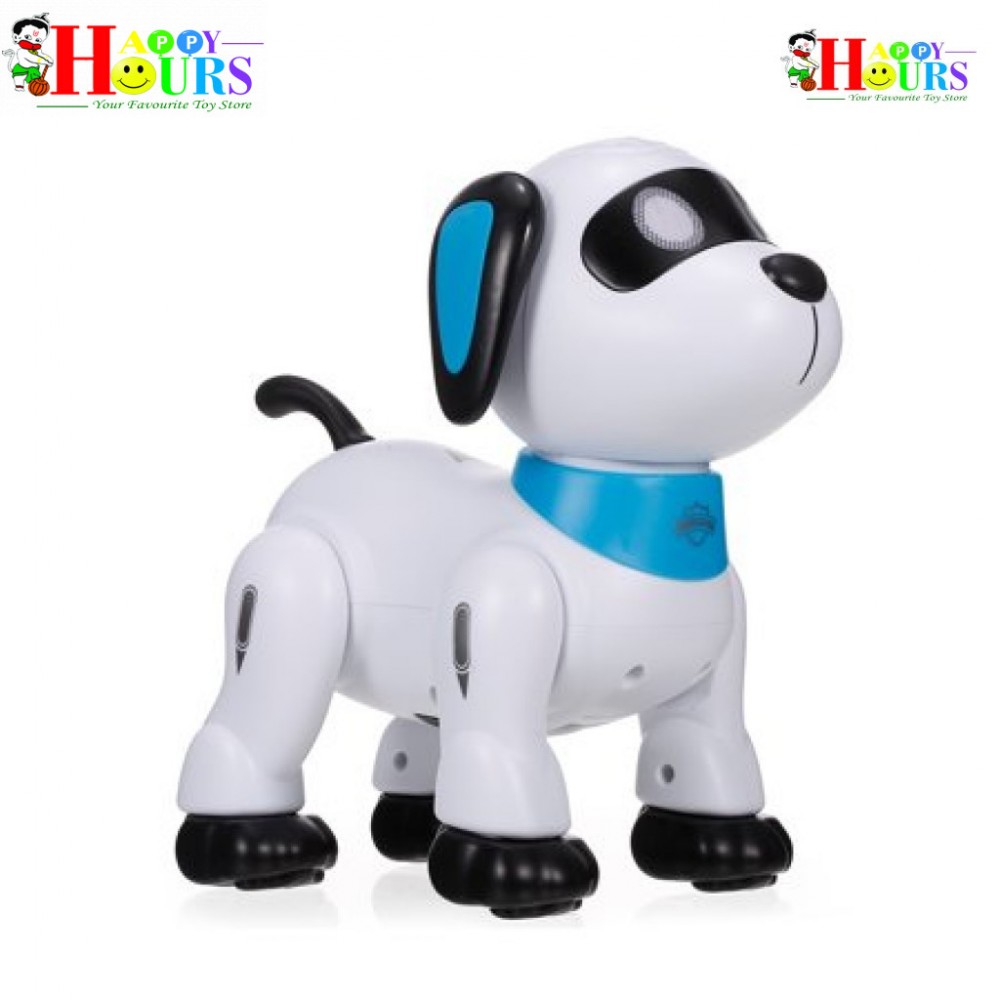 REMOTE CONTROL DOG WITH RECHARGEABLE BATTERY INCLUDED.
