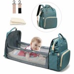 Diaper Backpack With Changing Bed 3 In 1 Travel Bed Multifunctional Foldable Baby Bed Waterproof Big Bag Diaper Backpack With Changing Bed 3 In 1 Travel Bed Multifunctional Foldable Baby Bed Waterproof Big Bag