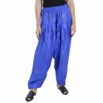 Royal Blue Chikan Panjabi Shalwar for Women