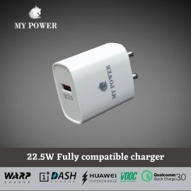 My Power 22.5W Fully Compatible Fast Charger| Mobile Accessories