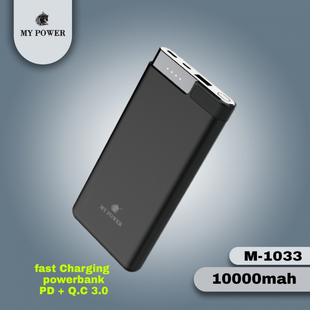 My Power M-1033 Slim Design Power Bank|Poratble My Power M-1033 Slim Design Power Bank|Poratble