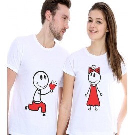 Unisex Printed T-shirt - Couple tshirt