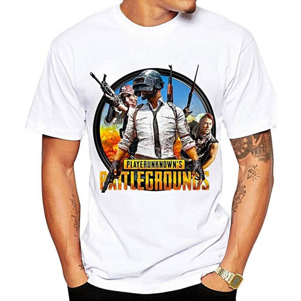 Men's printed T-shirt -PUBG printed Men's printed T-shirt -PUBG printed