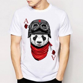 Men's printed T-shirt -Panda printed tshirt