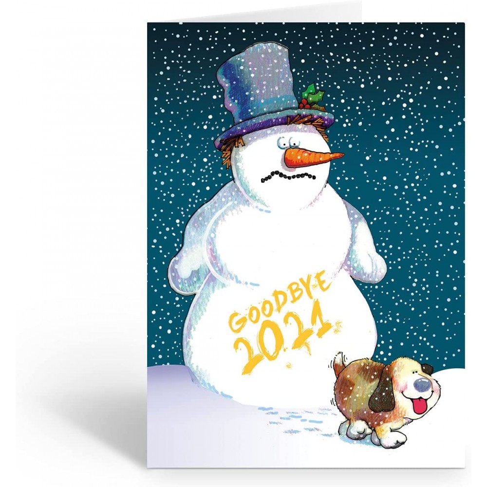 Funny New Years Greeting Card - Customized Funny New Years Greeting Card - Customized