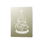 Recordable Snowy Christmas & Happy New Year Greeting Cards - Customized Recordable Snowy Christmas & Happy New Year Greeting Cards - Customized