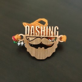 Dashing-Wooden Carved Rakhi | Best Rakhi for Brother