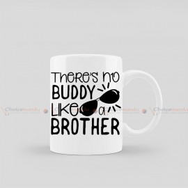There's No Buddy Like A Brother Coffee Mug | Customized Coffee Mug