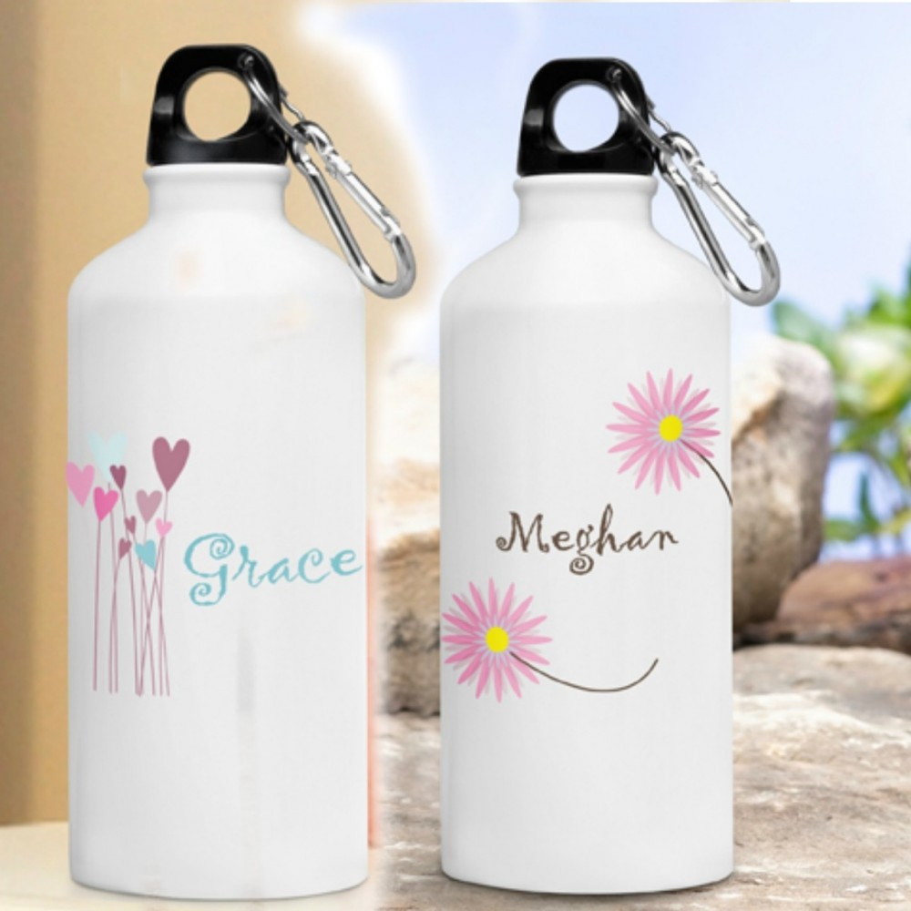 Personalized Girl's Water Bottles | 8.5" height | 1Ltr Personalized Girl's Water Bottles | 8.5" height | 1Ltr