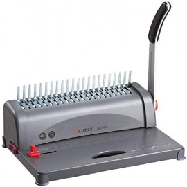 Comix Binding Machine | Books and Paper Punch Binder with Durable Metal Covers