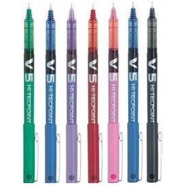 Pilot V5 Hi-Tecpoint Roller Ball Pen |One Dozen Pilot V5 Hi-Tecpoint Roller Ball Pen |One Dozen