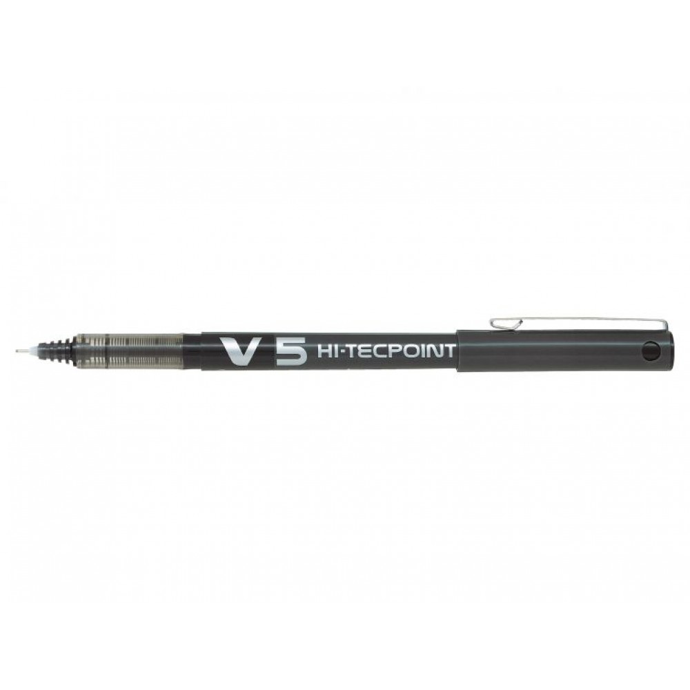 Pilot V5 Hi-Tecpoint Roller Ball Pen |One Dozen Pilot V5 Hi-Tecpoint Roller Ball Pen |One Dozen