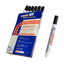 Snowman Dry Erase Markers For Whiteboard | Round Tip