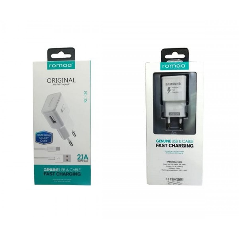 Romaa RC04 Charger / USB Cable / Fast Charging