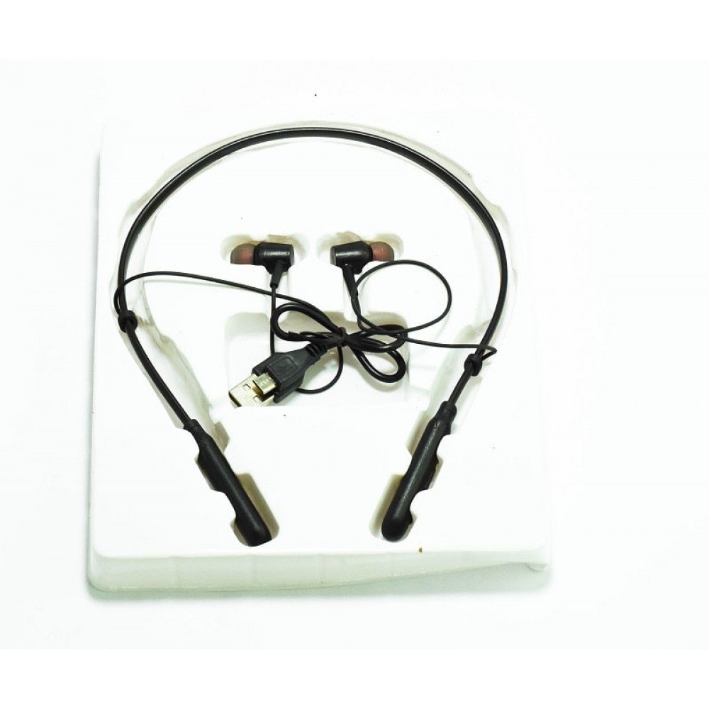 Black Neck Chain Bluetooth earphone