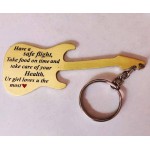 Guitar Key Chain- Key Ring for Boyfriend, Husband,Father