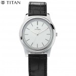 Titan  Analog Watch For Men | Black Strap White Dial Titan  Analog Watch For Men | Black Strap White Dial