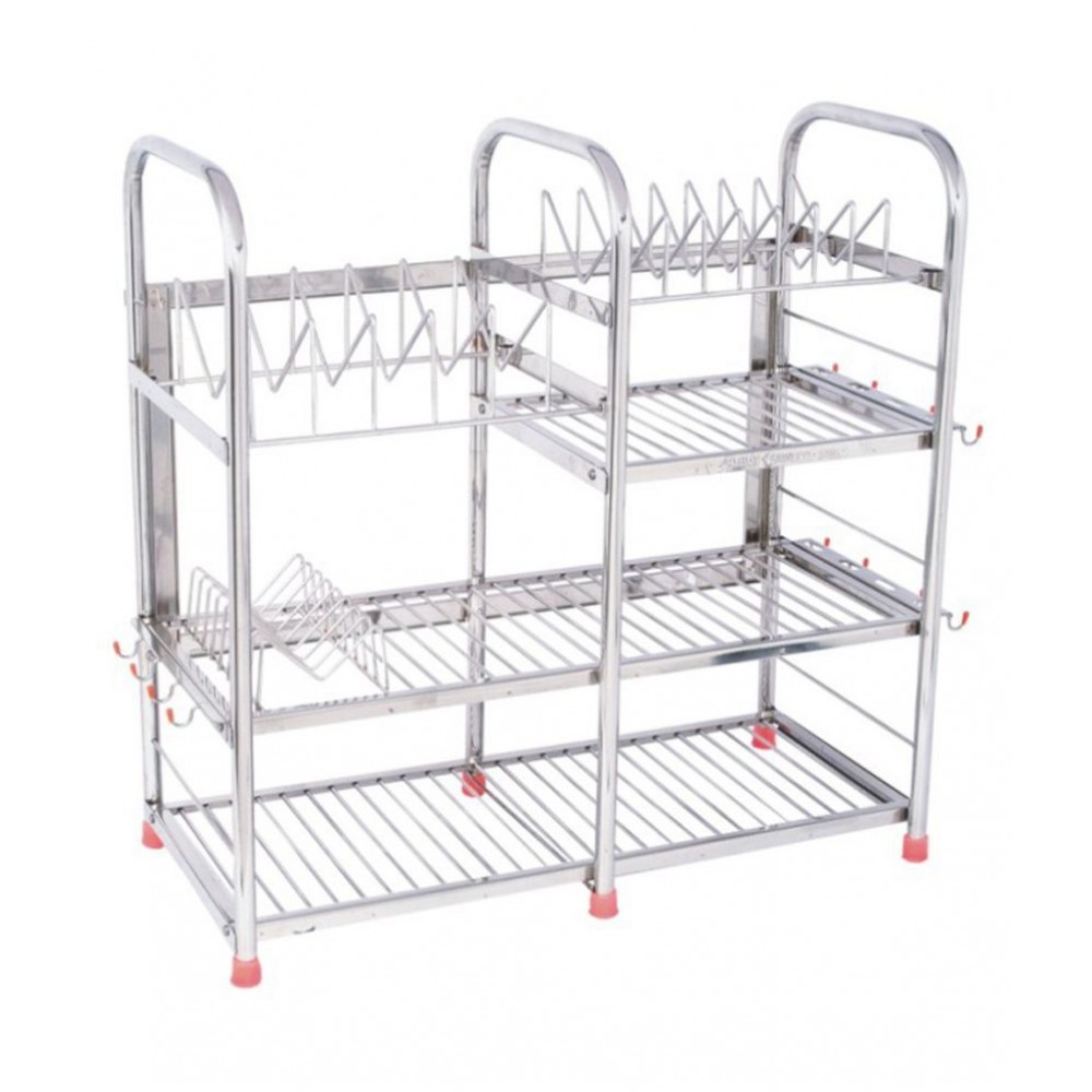 Stainless Steel 4 Layer Wall Mount Kitchen Dish Rack  Stainless Steel 4 Layer Wall Mount Kitchen Dish Rack