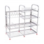 Stainless Steel 4 Layer Wall Mount Kitchen Dish Rack  Stainless Steel 4 Layer Wall Mount Kitchen Dish Rack