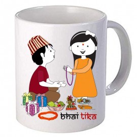 Tihar special printed cup.