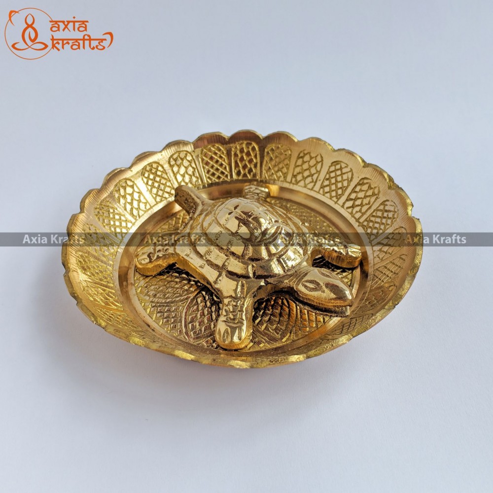Goodluck Tortoise | Brass Kaxuwa Set 3no. size Goodluck Tortoise | Brass Kaxuwa Set 3no. size