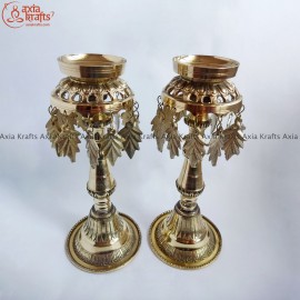 Brass Panas Set 11.2 Inches | Oil Lamp