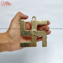 Brass Swastik Front Door