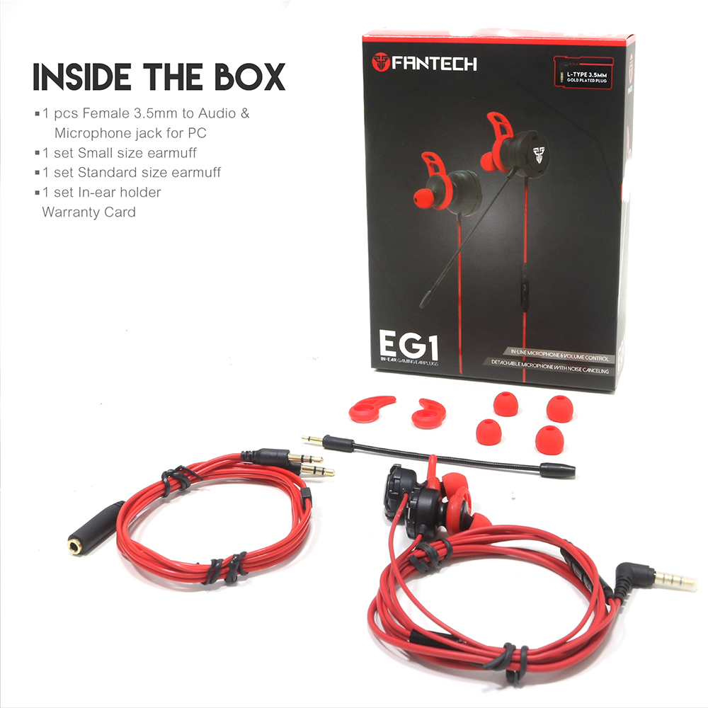 Fantech EG1 In-Ear Earphone | Best For Mobile Gaming Fantech EG1 In-Ear Earphone | Best For Mobile Gaming