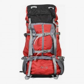 Outdoor Sports 70+5L Camping Hiking Rucksack Utility Molle Trekking Mountaineering Backpack Unisex Climbing Travel Bag By Bajrang