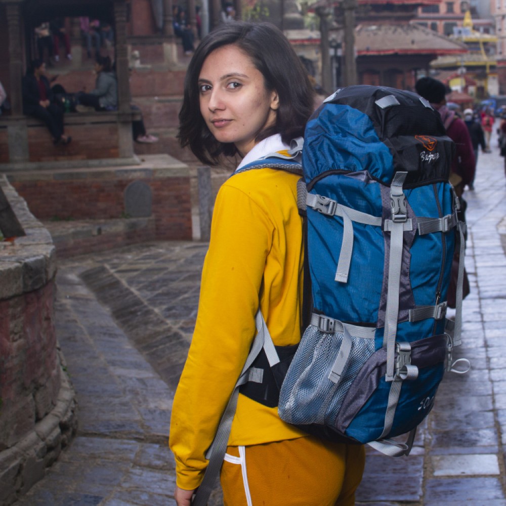 Bajrang 50L Climbing Hiking Waterproof Rucksack Camping Trekking Mountaineering Backpack Sport Travel Bag With Attached Raincover Bajrang 50L Climbing Hiking Waterproof Rucksack Camping Trekking Mountaineering Backpack Sport Travel Bag With Attached Raincover