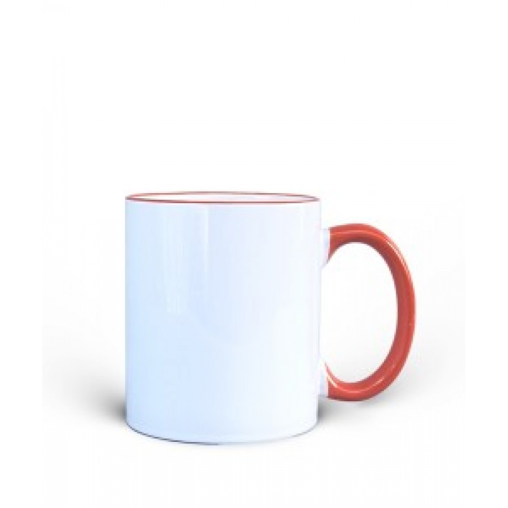 Handle Orange Mug Gift | Customize Photo And Message Printed Cup Handle Orange Mug Gift | Customize Photo And Message Printed Cup