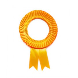 Personalized Rossette Ribon Badge