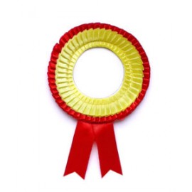 Personalized Rossette Ribon Badge