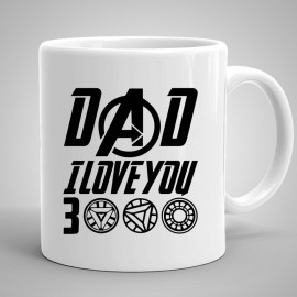 Dad I Love You 3000-Personalized Printed Mugs/Cup | Fathers Day Special Gift