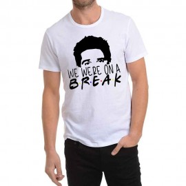 We Were On A Break Printed Custom Design T-Shirt