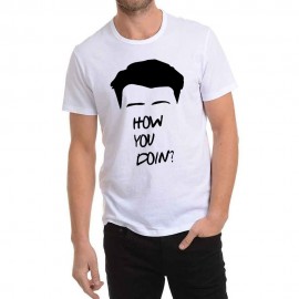 How You Doin' Printed Custom Design T-Shirt How You Doin' Printed Custom Design T-Shirt