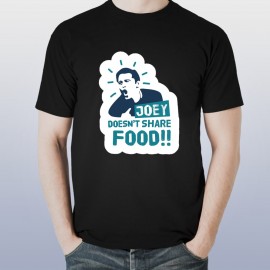Joey Doesn't Share Food Printed Custom Design T-Shirt